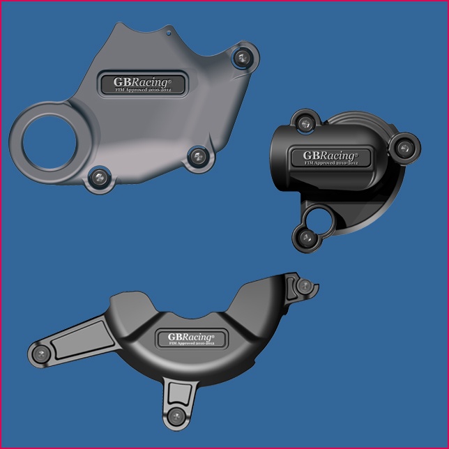 GB Racing Secondary Engine Cover Set for Ducati Superbike 848/1198 '08-12/'09-12 GB Racing Secondary Engine Cover Set for Ducati Superbike 848/1198 '08-12/'09-12